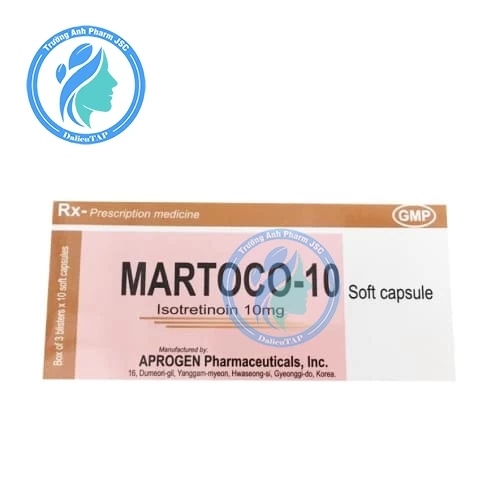 Martoco-10 Soft Capsule - Thuốc điều trị mụn trứng cá nặng